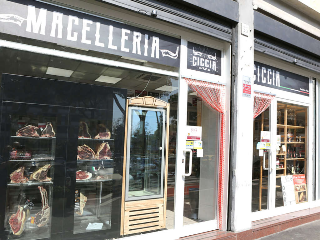 Macelleria Ciccia a Roma panoramica esterna